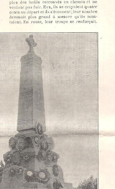 Monument du combat d'Auvours, 11 janvier 1871