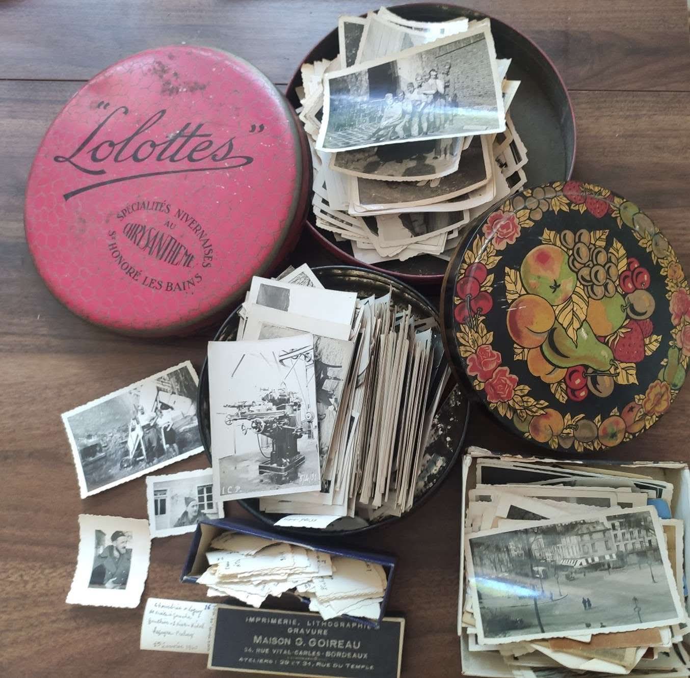 Photographies d'archives familiales