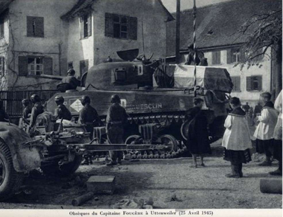 Obsèques Jean Fougère 1945
